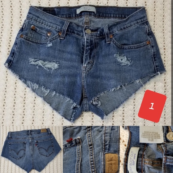 Adorable Levi's Cutoffs +1 - Picture 2 of 7